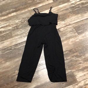 Zenana black jumpsuit.  Size large
